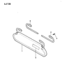1993 Jeep Wrangler Sun Visor Diagram - 5AE78JS1