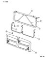 1997 Dodge Ram 3500 Grille Diagram - 5EZ51RSJ