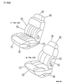 1994 Dodge Intrepid Seat Cushion Diagram - EV54PLB