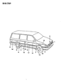 Dodge Caravan Tailgate Handle Diagram - 4538633