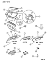 Dodge Intrepid Trunk Lid Latch Diagram - 4756739