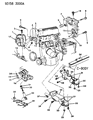 Dodge Shadow Engine Mount Bracket Diagram - 4556381