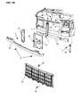 1993 Dodge Ram Wagon Grille Diagram - 4249586