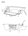 1997 Dodge Ram Wagon Sun Visor Diagram - L559MD5