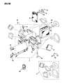 Dodge Monaco Heater Core Diagram - 36002426