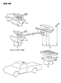Dodge Ram 50 Dome Light Diagram - MB399754