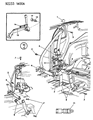 1993 Chrysler LeBaron Seat Belt Diagram - DK57LAZ