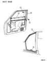 1993 Dodge Dakota Door Seal Diagram - 4482087