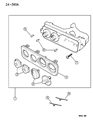 2002 Chrysler Prowler A/C Switch Diagram - 4897715AA