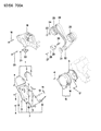 1995 Chrysler LeBaron Belt Tensioner Diagram - MD104578