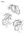 Chrysler New Yorker Window Run Diagram - D722GR8