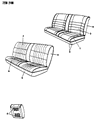 Chrysler New Yorker Seat Cushion Diagram - C743F3C
