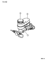 Chrysler Cirrus Brake Master Cylinder Diagram - 4764103