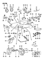 Chrysler Conquest Relay Diagram - MB543175