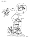 Dodge Neon Automatic Transmission Shift Levers Diagram - 4670174