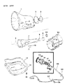 Dodge Diplomat Automatic Transmission Output Shaft Seal Diagram - 4058047