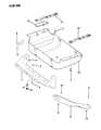 Jeep Comanche Fuel Tank Skid Plate Diagram - 52001746