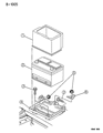 Chrysler Concorde Battery Tray Diagram - 4583102