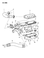 Chrysler Cirrus Air Duct Diagram - 4307311