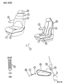 Dodge Caravan Armrest Diagram - LF56PB7
