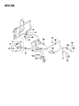 1994 Dodge Stealth A/C Compressor Cut-Out Switches Diagram - MB276842