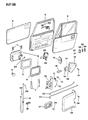 1990 Jeep Wrangler Door Lock Actuator Diagram - J5758176