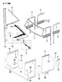 Jeep Grand Wagoneer Door Seal Diagram - 55052551