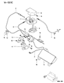 Chrysler Sebring Accelerator Cable Diagram - MB942965