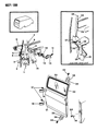 1999 Dodge Ram Wagon Door Hinge Diagram - 55075195