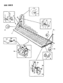 1992 Dodge W250 Door Check Diagram - 3494077