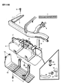 1988 Dodge Dakota Fuel Tank Strap Diagram - 4279772