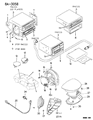 1999 Chrysler Sebring Car Speakers Diagram - MR141385