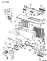 Chrysler Blend Door Actuator Diagram - 4644768