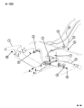 Chrysler Cirrus Parking Brake Cable Diagram - 4616470