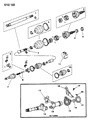 Chrysler CV Boot Diagram - 4641339