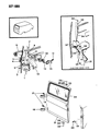 1992 Dodge Ram Wagon Weather Strip Diagram - 4084911