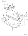 1994 Dodge Caravan Bumper Diagram - 4740395