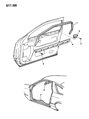 Chrysler Laser Door Seal Diagram - 4396060