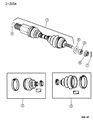 Dodge Neon CV Boot Diagram - 4762496