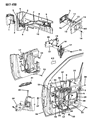 Dodge Caravan Window Regulator Diagram - 4480715