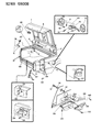 Chrysler New Yorker Trunk Lid Latch Diagram - 4615436