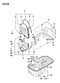 Dodge Colt Timing Cover Gasket Diagram - MD191941