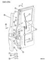 2002 Dodge Ram Wagon Rear Door Striker Diagram - 55075909