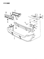 1992 Dodge Caravan Bumper Diagram - ER31KXR