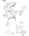 Dodge Colt Hazard Warning Switch Diagram - MB423385