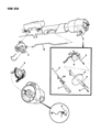 Dodge W150 Hazard Warning Switch Diagram - 4360078
