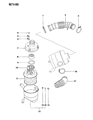Dodge Ram 50 Air Filter Diagram - MD620039