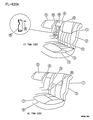 1996 Chrysler Concorde Seat Cushion Diagram - PX43SFF