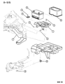 Dodge Caravan Battery Tray Diagram - 4716768