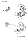 Dodge Shadow Crankshaft Pulley Diagram - 4483413